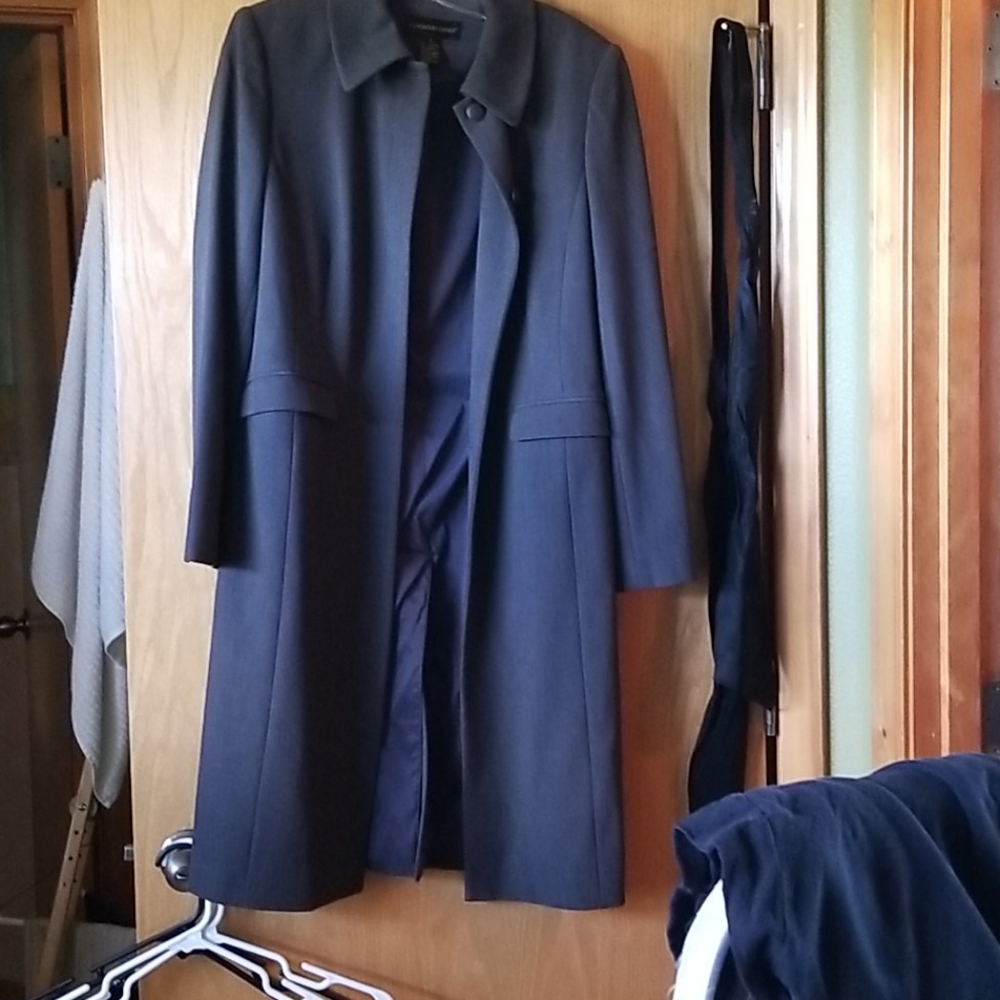 Long grey jacket size 8